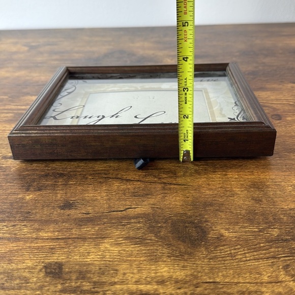 NWT Brown Live Laugh Love Photo Wooden Frame - Picture 4 of 8